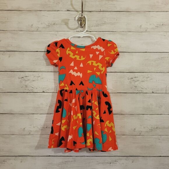 NWT Dot Dot Smile Baby Girl Halloween Jack O Lantern Twirl Dress 12-24 M - Picture 5 of 9